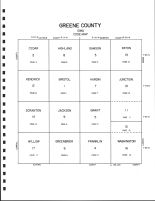 Greene County Code Map, Greene County 1985